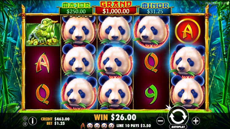 Panda's Fortune Slot demo