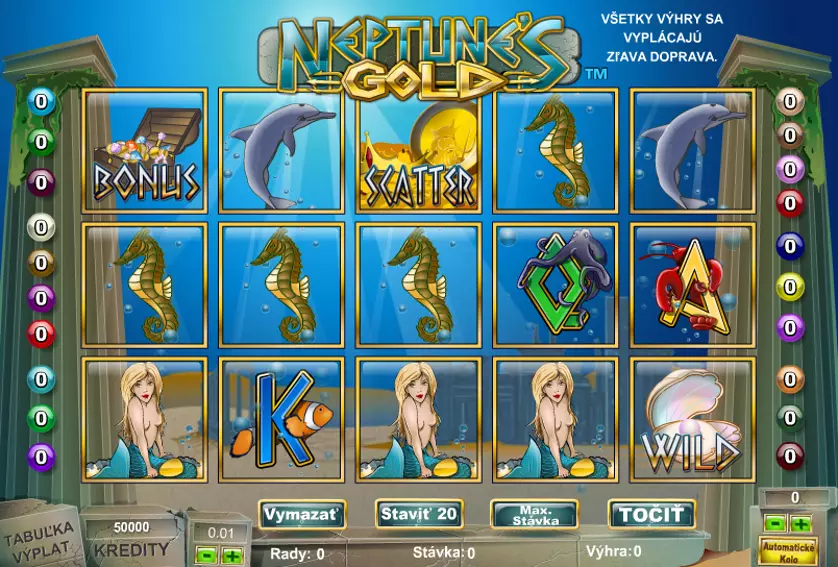 Neptune's Gold Slot Machine